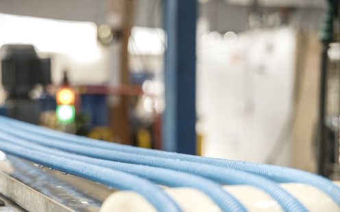 Image machine Preflex gaine bleue